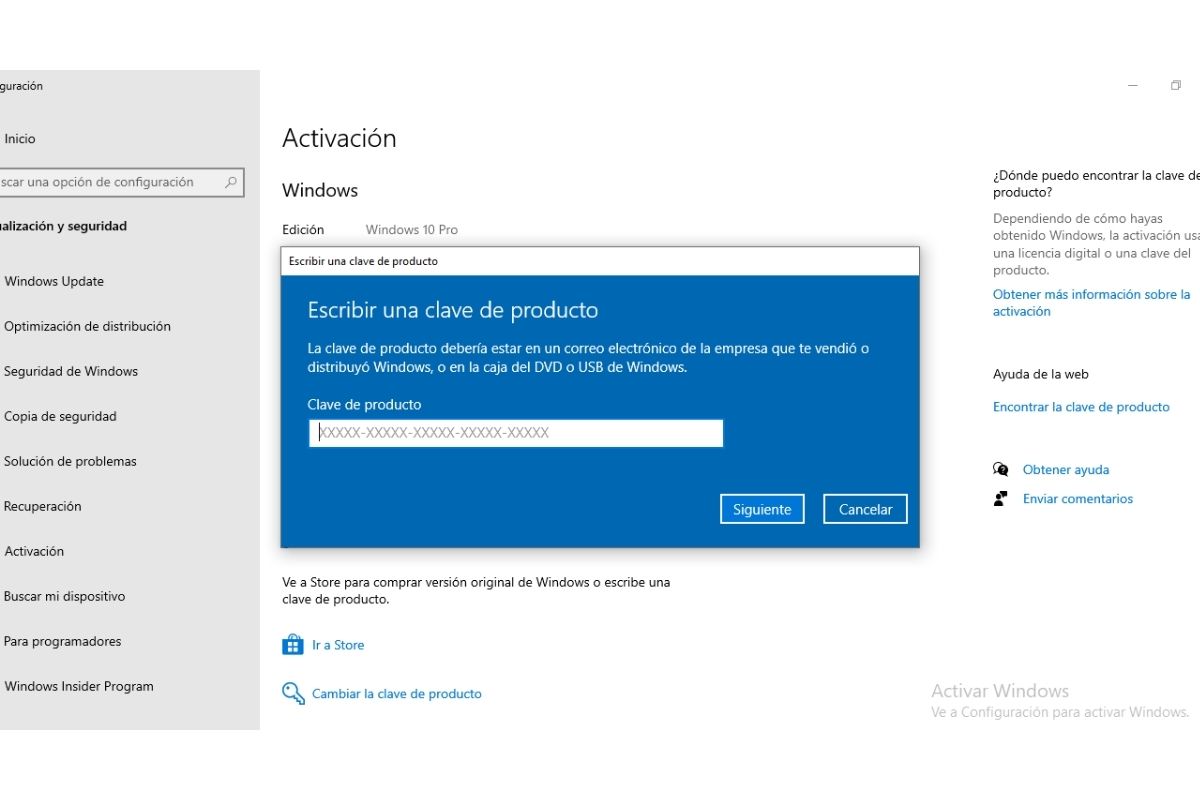Claves de Windows 10