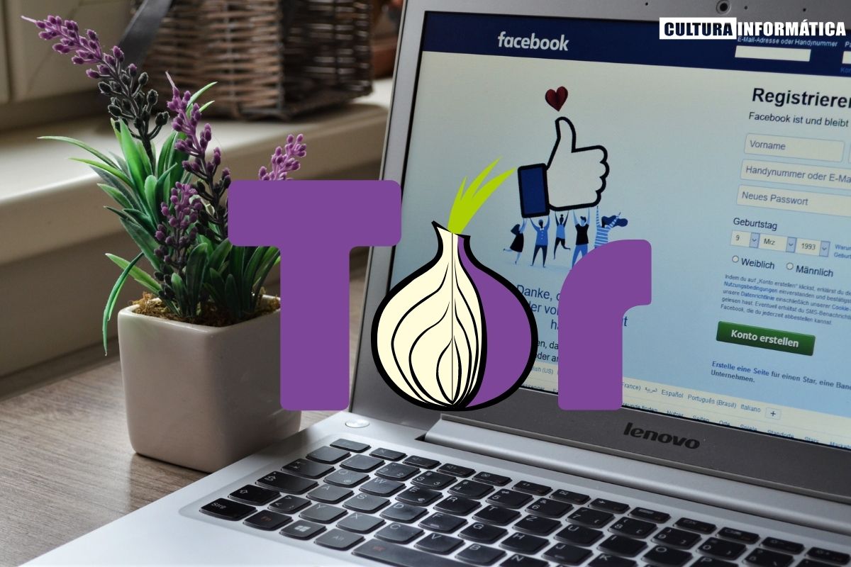 Facebook a través del navegador Tor