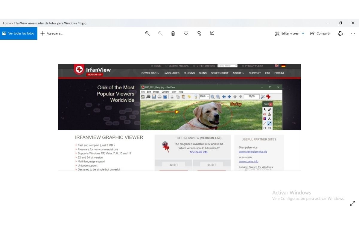 visualizador de fotos para Windows 10