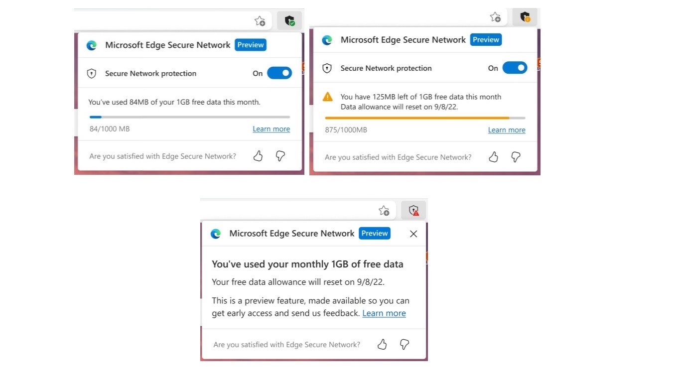 Microsoft Edge Secure Network